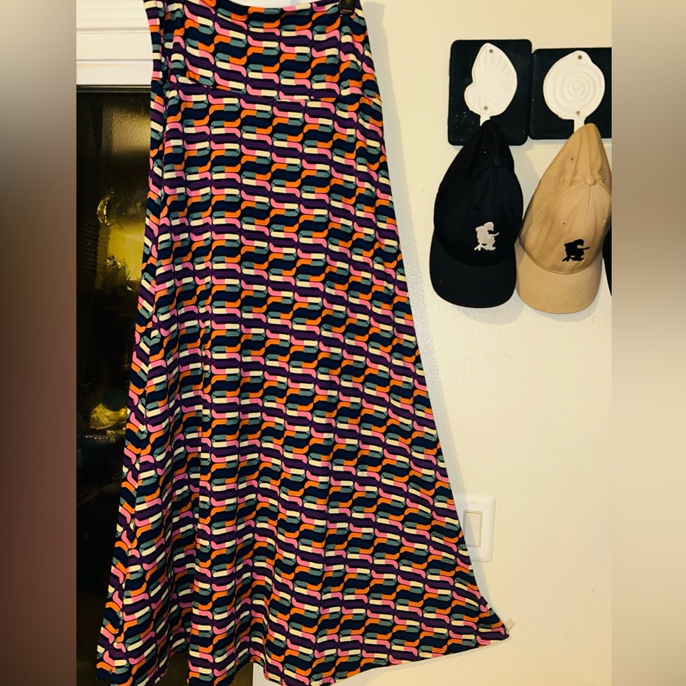 LuLaRoe Multicolor A-Line Skirt
